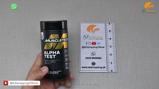 Muscletech Pro Series – Alpha test – Maximum Strength testosterone Booster for Men – 120 Capsules [upl. by Sigfried]