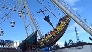 Sibling Super Viking Ride experience at skyranch in tagaytay travel amusementpark gala [upl. by Nihcas806]