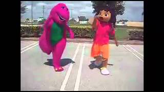 POOCH YAE by BARNEY AND DORA THE EXPLORER DANCE [upl. by Emilio29]