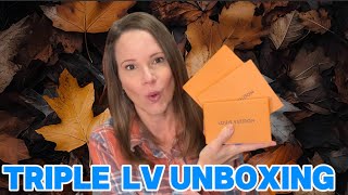 Triple Louis Vuitton UnboxingReveal [upl. by Bil]