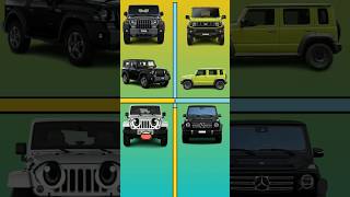 THAR VS G WAGON 😎💪 shorts shortsfeed tharlover G WAGON cartoon ytshots vs trending [upl. by Eenal]