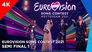 Eurovision Song Contest 2021  Semi Final 1  Full Show  4K50 Best Quality [upl. by Ammej487]