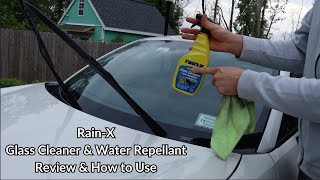 RainX  Glass Cleaner amp Water Repellant  Review amp How to Use shorts [upl. by Studdard167]