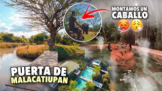 ¡AGUAS TERMALES MUY CALIENTES 🥵😮‍💨 Así es La Puerta de Malacatiupan [upl. by Acinomaj]