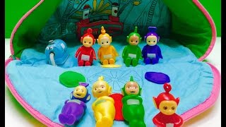 Teletubbies and Noo Noo Tubbytronic Superdome House Hill Soft Rare Zipper Toy [upl. by Yttik]