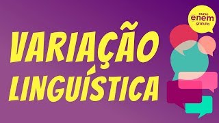 VARIAÇÕES LINGUÍSTICAS  Resumo de Português para o Enem [upl. by Domineca]