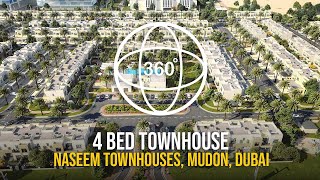 360 Tour of this 4 Bed Townhouse in Naseem Mudon Dubai [upl. by Kulda]