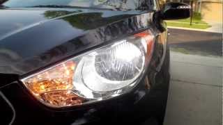 New Hyundai Tucson Limited HID Kit Install and Lighting Demo [upl. by Enicul]