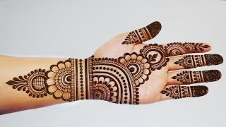 Navratri special Stylish Mehndi designs Simple Mehandi design Easy Mehndi designMehandi ka design [upl. by Yecad527]