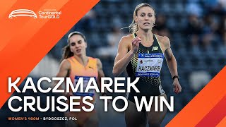 Kaczmarek runs 4986 400m to win in Bydgoszcz  Continental Tour Gold 2024 [upl. by Damicke]