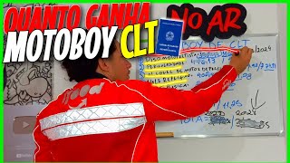 Quanto Ganha um Motoboy CLT Piso Salarial Benefícios e Cálculo Mensal [upl. by Lydell825]