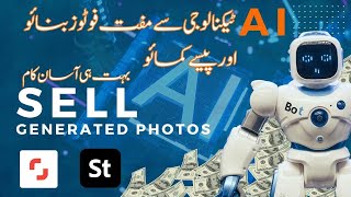 Sell AI generated Photos on AdobeStock StepbyStep Create free AI illustrations for Shutterstock [upl. by Raamal]