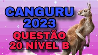 RESOLUÇÃO OLIMPÍADA CANGURU DA MATEMÁTICA QUESTÃO 20  NÍVEL B  2023  A ENGRENAGEM A VAI GIRAR [upl. by Nibram]