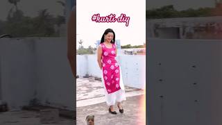 kurti diy diy fashion hacks meesho craft bandhani youtubeshorts shorts short youtube yt [upl. by Ofelia]