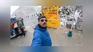 khardungla Pass  Ladakh bike trip Part 6 [upl. by Lyret593]