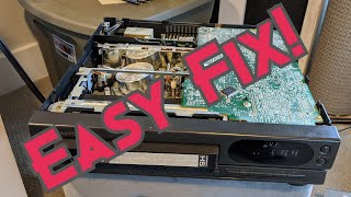 VCR Fix  VHS Tapes Not Rewinding  Easy Fix [upl. by Assenna]