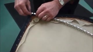 Upholstery Basics Upholstering an Outside Back Using PliGrip Flexible Metal Tack Strip [upl. by Im]