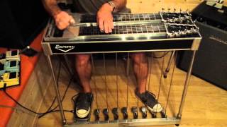 1964 emmons wrap around pedal steel guitar 6411013 [upl. by Averyl]