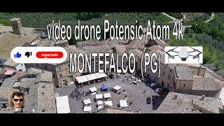 MONTEFALCO PG Riprese con drone Potensic Atom 4K [upl. by Farnham497]