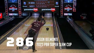 PBA Nearly Perfect  Jason Belmonte vs EJ Tackett in the 2023 PBA Super Slam Cup Finals [upl. by Lawrenson]