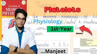 Platelet physiology  Thrombocytes  platelets count amp variations  1st year  hematology in Hindi [upl. by Sukcirdor708]