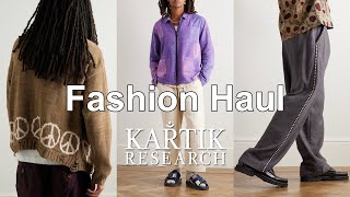 KARTIK RESEARCH Menswear Haul  Mens Fashion FallWinter Lookbook Mens Outfits Inspiration [upl. by Oiramd160]