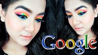 GOOGLE PICKS MY MAKEUP CHALLENGE  Nilanjana Dhar [upl. by Ardua]