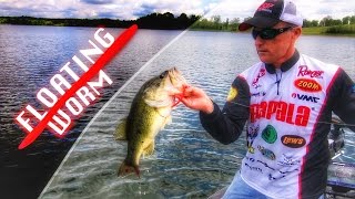 How to Fish a Floating Worm for Bass [upl. by Enait]