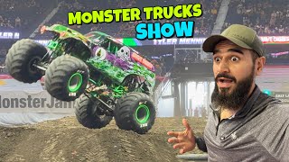 Monster truck show in USA 🇺🇸🛻 Pehli baar live dekha [upl. by Warren]