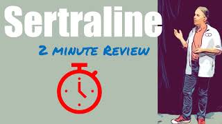 Sertraline Review in 2 Minutes  Uses Dosage Warnings and Side Effects [upl. by Notlil]