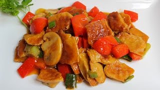 🥕 Seitan Süß Sauer vegan [upl. by Einial83]