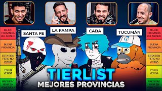 MEJORES PROVINCIAS ARGENTINAS  TIERLIST [upl. by Enait]