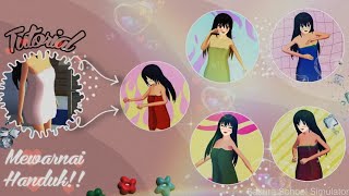 TUTORIAL MEWARNAI BAJU DI SAKURA SCHOOL SIMULATOR✨ [upl. by Xirtaeb]