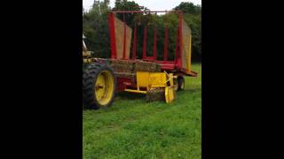 New Holland Stackliner Hay Stacking Wagon [upl. by Mandelbaum]