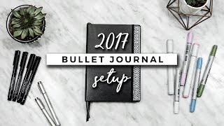 My Bullet Journal Setup 2017 [upl. by Forsta850]