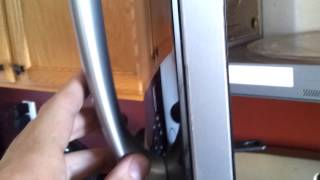 Whirlpool microwave door handle replacement [upl. by Gayn]