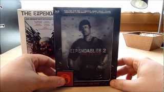 The Expendables 2  Back for War Limited Uncut Hero Pack Bluray unboxing [upl. by Devan]