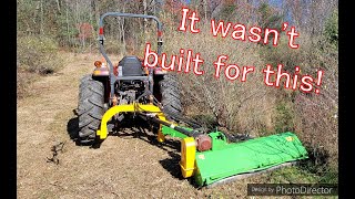 Putting a BEATING on the NovaTractor BCRM175 Flail Mower BEST USE amp REVIEW VIDEO [upl. by Ramal]