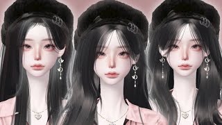 Zepeto Face Tutorial  Pretty Korean Idol Girl Face Outfit Idea  Oplas Zepeto [upl. by Yanehs]