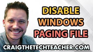 How To Disable The Windows 7 Paging File 2022 [upl. by Akahc]