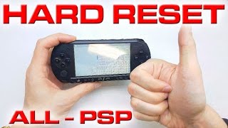 How to reset a PSP to factory settings  4K  UHD [upl. by Welton]