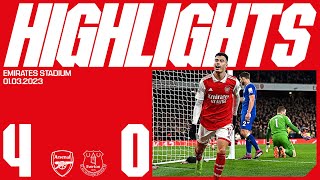 HIGHLIGHTS  Arsenal vs Everton 40  Saka Martinelli 2 and Odegaard give us all three points [upl. by Rani335]