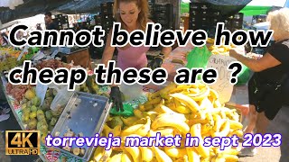 Torrevieja Friday Market torrevieja Mercadillo torrevieja Costa Blanca Spain  september 2023 [upl. by Aleac]