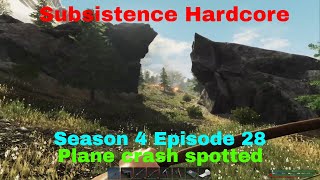 Subsistence Hardcore  S4E28  A63 UPDATE  Plane crash  Looting [upl. by Assert]