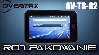 TABLET OVERMAX OVTB02  UNBOXING ROZPAKOWANIE [upl. by Aicil]