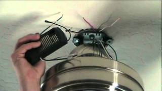 How To Install a Ceiling Fan With Remote Control [upl. by Ahsyt]