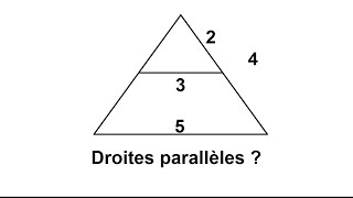 Application de la contraposée du théorème de Thalès [upl. by Noram]