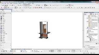 ARCHICAD TUTORIAL ABRIENDO Y CERRANDO PUERTAS Y VENTANAS [upl. by Aratnahs579]