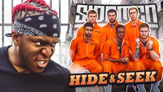 SIDEMEN HIDE AND SEEK IN A PRISON [upl. by Kacerek]