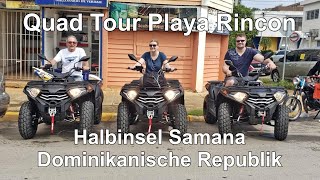 Quad Tour Las Galeras amp Playa Rincon Samana Dominikanische Republik [upl. by Lurline]